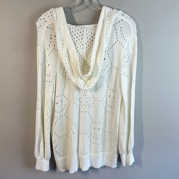 NWT Torrid Marsh Long Sleeve Pointelle Hoodie Size 10 - Picture 11 of 14